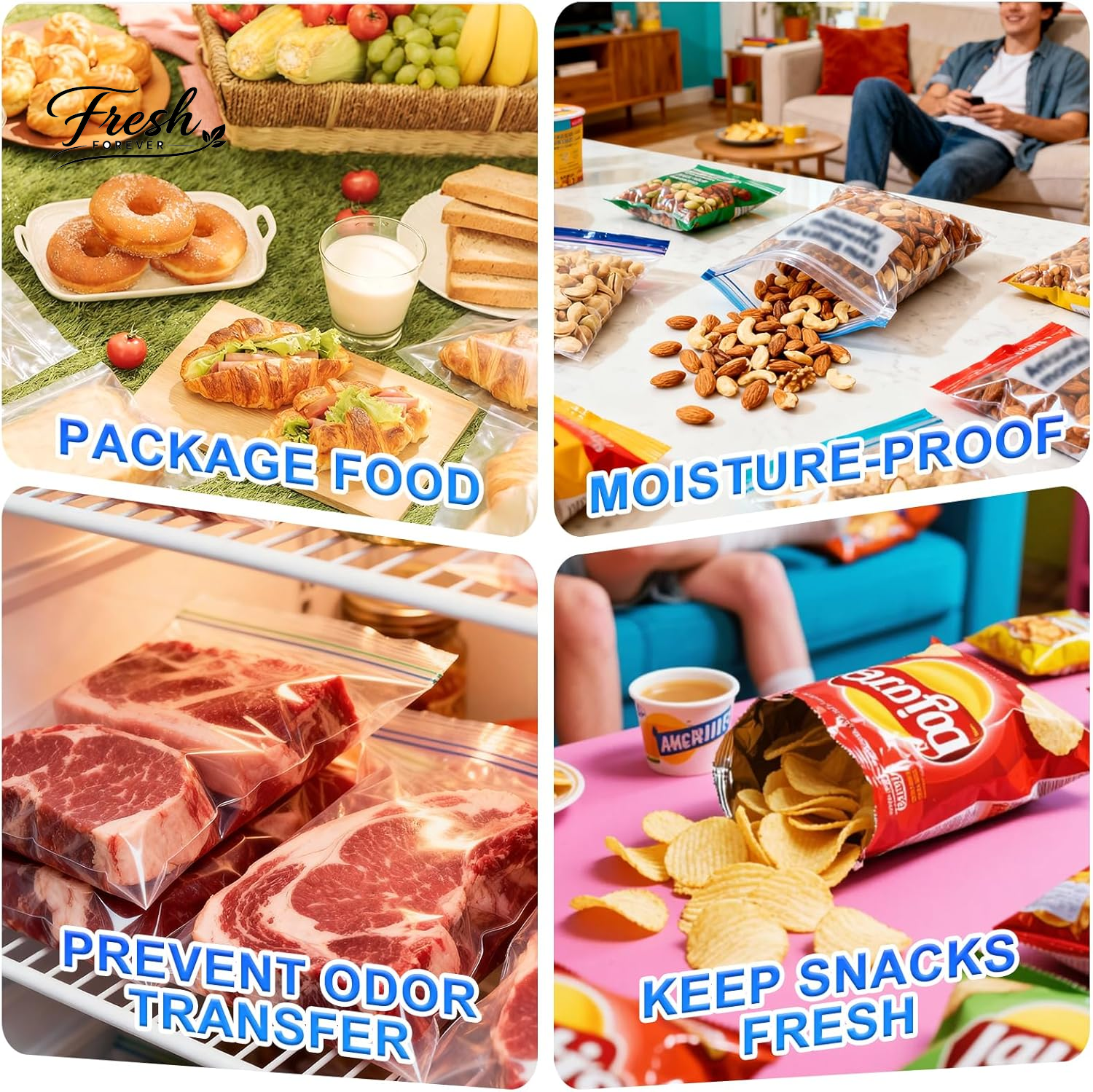 2In1 Rechargeable Chip Bag Sealer with Cutter, Portable USB C Heat Sealer Resealer Machine for Chip, Plastic Bags Heat Seal Tool for Snacks (White)